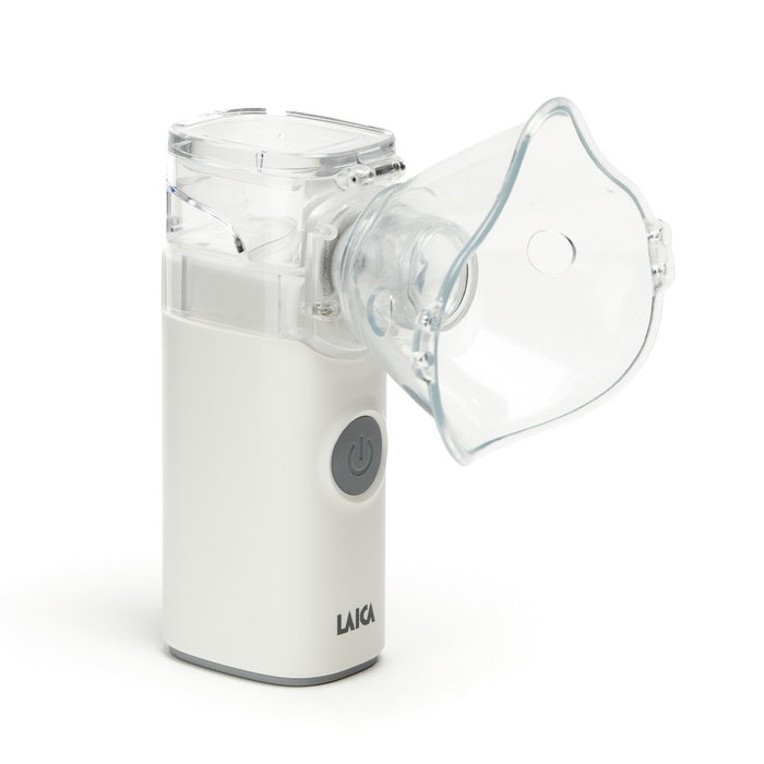 Laica Nebulizador por Ultrasonidos NE2012 Portátil y Silencioso, con Batería USB-C, Incluye Máscara Adulto y Pediátrica Laica Nebulizador por Ultrasonidos NE2012 Portátil y Silencioso, con Batería USB-C, Incluye Máscara Adulto y Pediátrica
