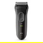Braun Series 3 ProSkin 3000s - Máquina de Afeitar Eléctrica Recargable con 3 Cabezales, 2 SensoFoil, LED, A Prueba de Agua, Negro (AC/Batería)