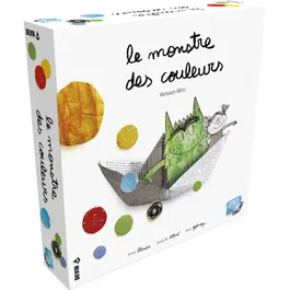 Asmodee ASM3558380135418 Juego Educativo de Emociones SPACE COW El Monstruo de Colores Nueva Edición 3+ Años 2-5 Jugadores 20 Min Francés