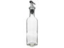 Vivalto Aceitera de Vidrio con Tapón Dosificador, 250 ml, 5 x 25,5 x 5 cm, Transparente (Set de 24)