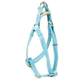 Nayeco Arnés Mac Leather Cotton Celeste 20mm x 46-75cm