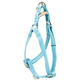 Nayeco Arnés Mac Leather Cotton Celeste 20mm x 46-75cm