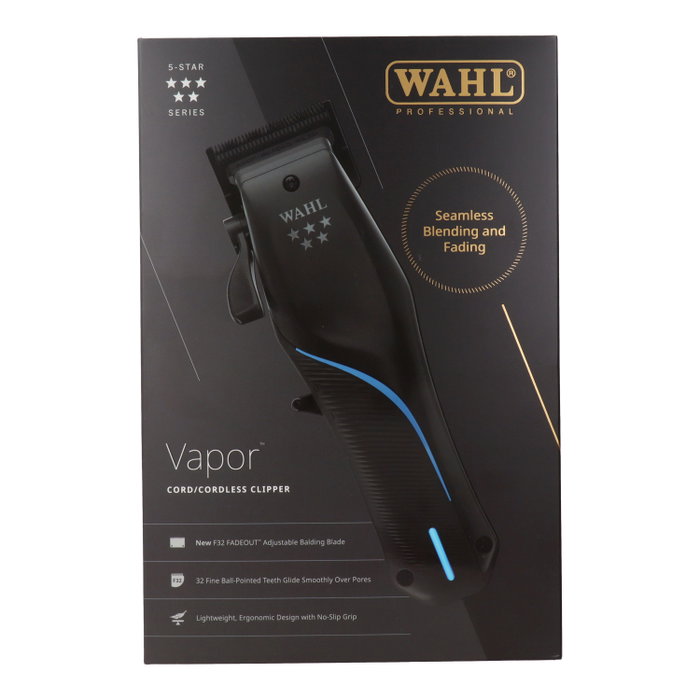 Wahl Cortadora de pelo profesional Vapor inalámbrica, negra Wahl Cortadora de pelo profesional Vapor inalámbrica, negra