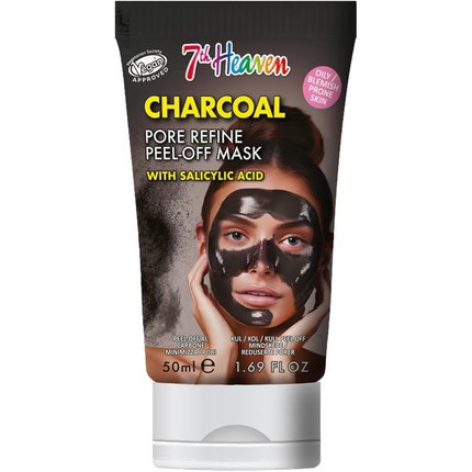 7Th Heaven Charcoal Tubo Peel-Off Carbon 50 ml 7Th Heaven Charcoal Tubo Peel-Off Carbon 50 ml