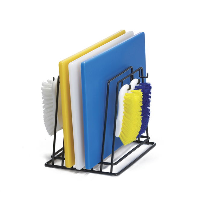 TABLECRAFT - CBR6BK - Soporte con ganchos para 6 tablas de cortar TABLECRAFT - CBR6BK - Soporte con ganchos para 6 tablas de cortar