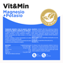 ELADIET Vit & Min Magnesio con Potasio 14 comprimidos efervescentes