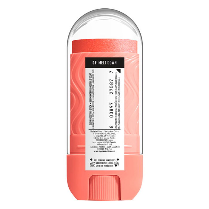 NYX Professional Make Up Buttermelt Stix Iluminador Glow Boosting Stick #Melt Down, Textura Sedosa, 5g, con Manteca de Cupuaçu y Aceite de Coco