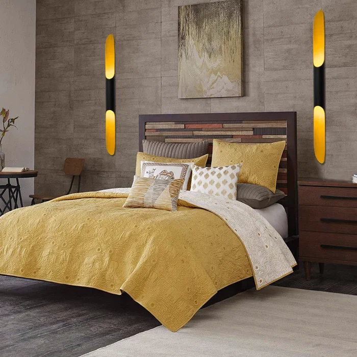 Efsun Aplique de Pared Moderno Santiago Negro para bombilla E27 - OPV-521SHN2180