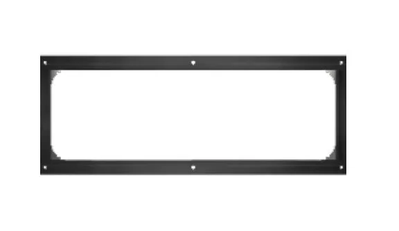 Hikvision DS-DL126033W Kit de Montaje Negro Aluminio