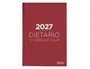 Liderpapel Dietario 2027 Octavo Rojo Bilingüe