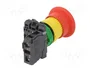 Schneider Electric Interruptor de Emergencia Harmony XB5 22mm Rojo NC