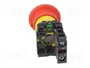 Schneider Electric Interruptor de Emergencia Harmony XB5 22mm Rojo NC