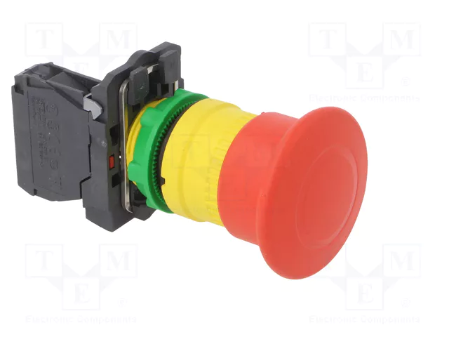 Schneider Electric Interruptor de Emergencia Harmony XB5 22mm Rojo NC