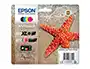 Epson 603 Pack de 4 Tintas Originales para Impresoras Ink-jet, Colores Cian, Magenta, Amarillo, Negro, Cartuchos de Inyección de Tinta