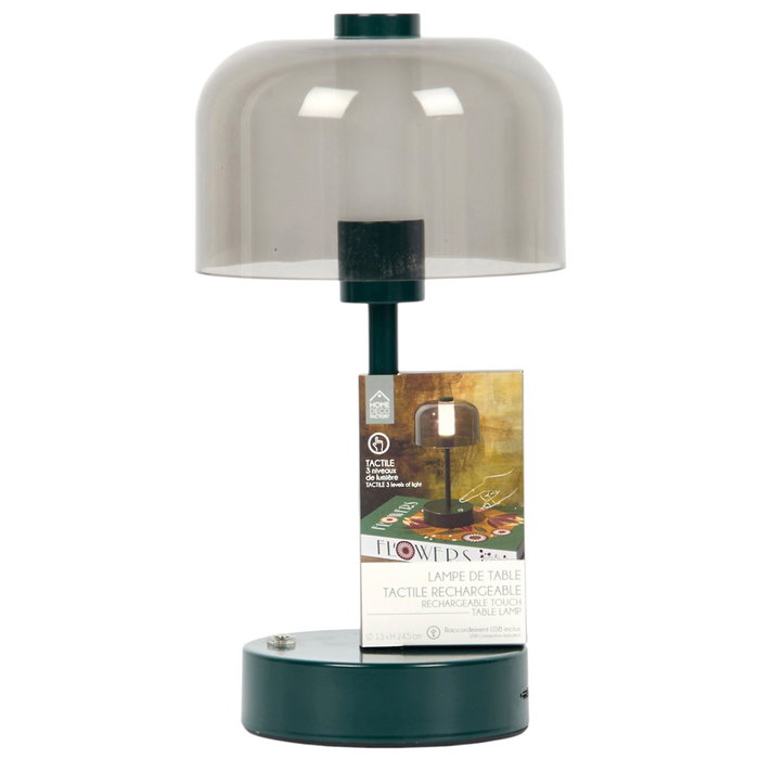 Home Deco Factory Lámpara Táctil USB Verde Home Deco Factory Lámpara Táctil USB Verde