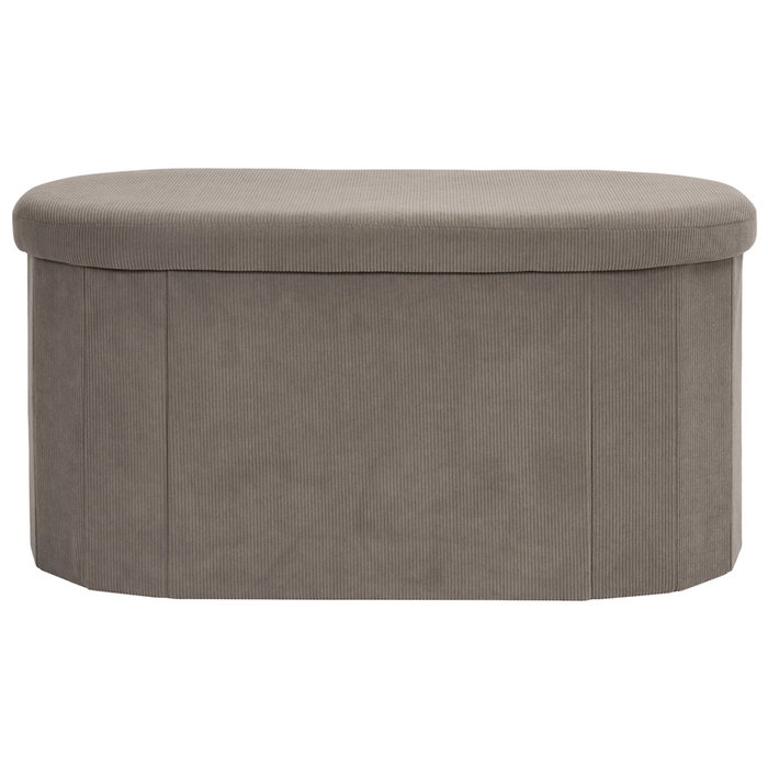 Home Deco Factory Banco-puf Plegable Jules Taupé Home Deco Factory Banco-puf Plegable Jules Taupé