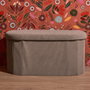 Home Deco Factory Banco-puf Plegable Jules Taupé