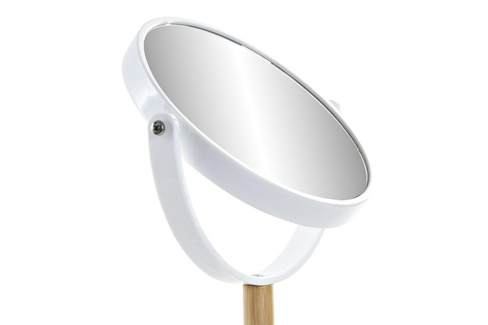 DKD Home Decor Espejo Blanco Bambú PS 17x17x31