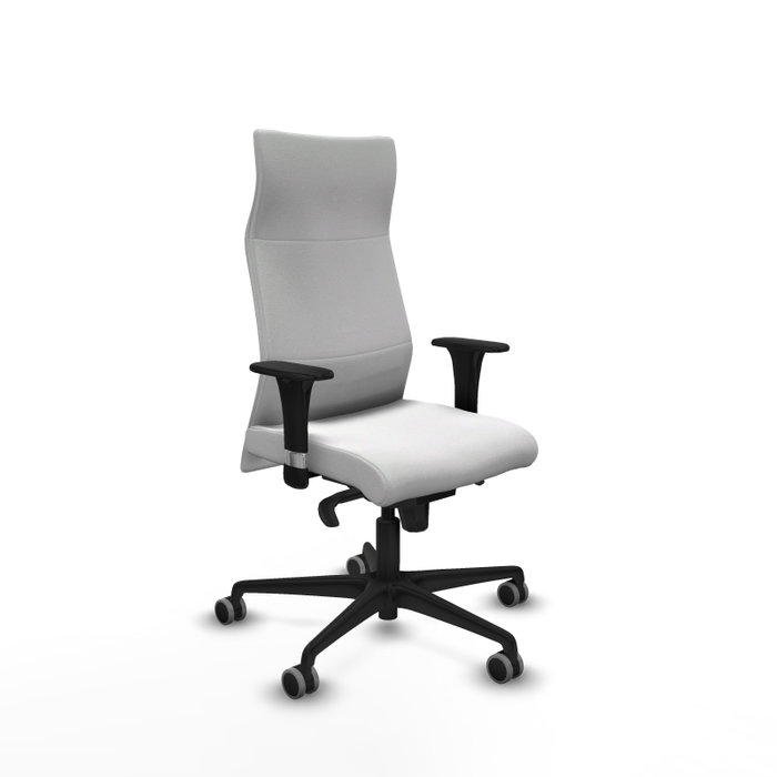 PIQUERAS Y CRESPO Sillón Albacete Blanco con Mecanismo Sincro y Brazos 1D PIQUERAS Y CRESPO Sillón Albacete Blanco con Mecanismo Sincro y Brazos 1D