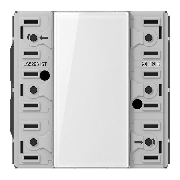 Jung LS 52931 ST KNX Módulo sensor de pulsación universal 3 teclas Serie LS Jung LS 52931 ST KNX Módulo sensor de pulsación universal 3 teclas Serie LS