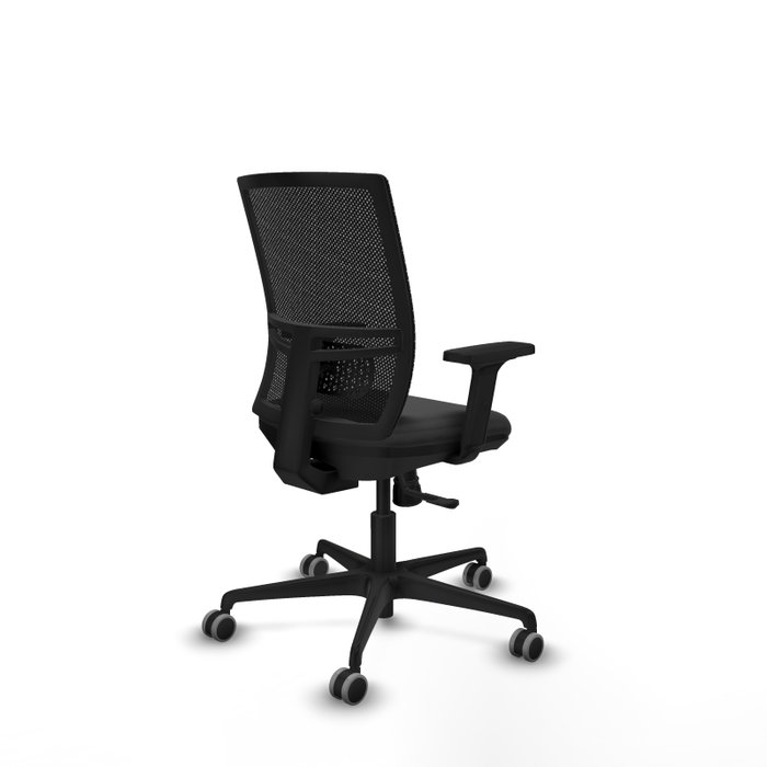 PIQUERAS Y CRESPO Silla de oficina Yunquera Gris oscuro y Negro