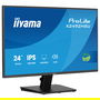IIYAMA Monitor Pro Lite X2492HSU-B1 Negro, 24 Pulgadas, Full HD, 75Hz, 1ms, HDMI, VGA, Altavoces