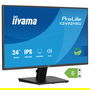 IIYAMA Monitor Pro Lite X2492HSU-B1 Negro, 24 Pulgadas, Full HD, 75Hz, 1ms, HDMI, VGA, Altavoces