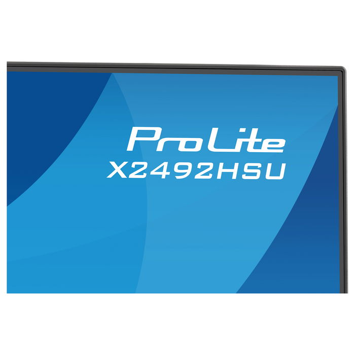 IIYAMA Monitor Pro Lite X2492HSU-B1 Negro, 24 Pulgadas, Full HD, 75Hz, 1ms, HDMI, VGA, Altavoces