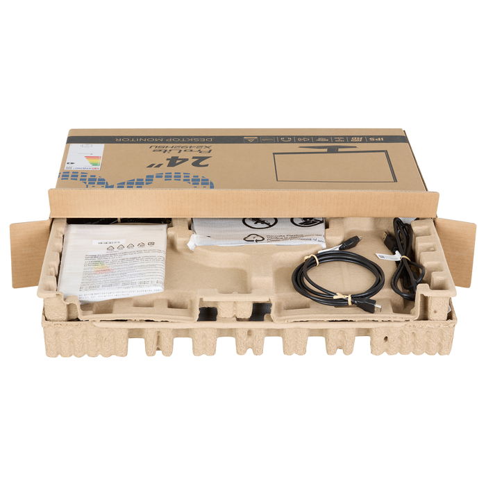 IIYAMA Monitor Pro Lite X2492HSU-B1 Negro, 24 Pulgadas, Full HD, 75Hz, 1ms, HDMI, VGA, Altavoces