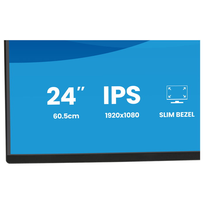 IIYAMA Monitor Pro Lite X2492HSU-B1 Negro, 24 Pulgadas, Full HD, 75Hz, 1ms, HDMI, VGA, Altavoces