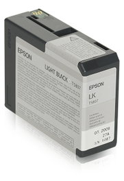 Epson Cartucho T580700 Gris (Light Black) 80ml