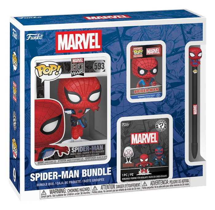 Funko Marvel Pack de 4 Figuras POP! Vinyl Spider-Man Black Friday Bundle