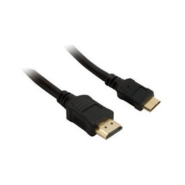 Synergy21 Cable HDMI 1.4 a HDMI Mini, 5 Metros, Ultra HD 4K 3840x2160@30Hz, Conectores Chapados en Oro, Negro - S215293