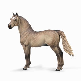 Collecta Figura Caballo Semental Morgan Gris Grulla 88979 Réplica Pintada a Mano Juguete Educativo +3 Años