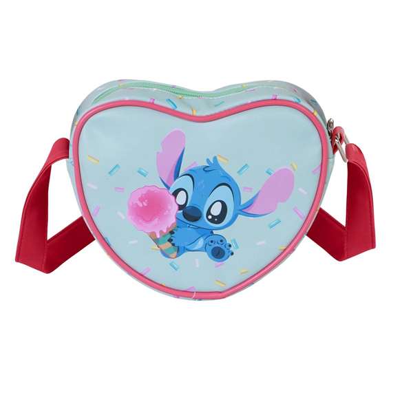 Karactermania Lilo y Stitch Bolso Corazón Casual 15,5x21x6,5cm Poliéster Azul Karactermania Lilo y Stitch Bolso Corazón Casual 15,5x21x6,5cm Poliéster Azul