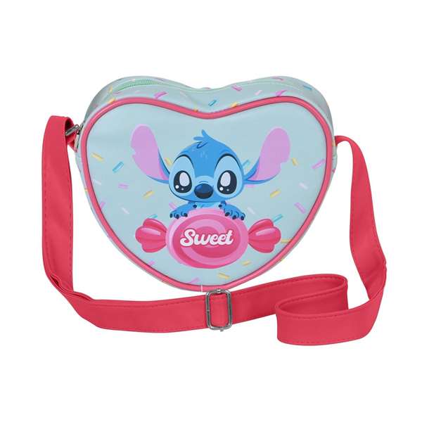 Karactermania Lilo y Stitch Bolso Corazón Casual 15,5x21x6,5cm Poliéster Azul Karactermania Lilo y Stitch Bolso Corazón Casual 15,5x21x6,5cm Poliéster Azul