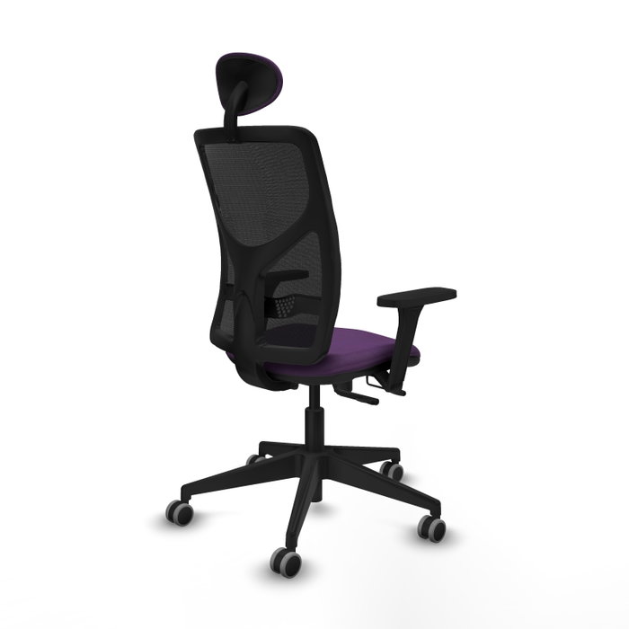 PIQUERAS Y CRESPO Silla de oficina Motilla con mecanismo Sincro/Traslack, Morado y Negro PIQUERAS Y CRESPO Silla de oficina Motilla con mecanismo Sincro/Traslack, Morado y Negro