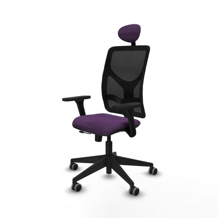 PIQUERAS Y CRESPO Silla de oficina Motilla con mecanismo Sincro/Traslack, Morado y Negro PIQUERAS Y CRESPO Silla de oficina Motilla con mecanismo Sincro/Traslack, Morado y Negro