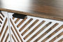DKD Home Decor Botellero Blanco Natural Mango 41 x 108 x 84 cm