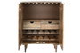DKD Home Decor Botellero Blanco Natural Mango 41 x 108 x 84 cm