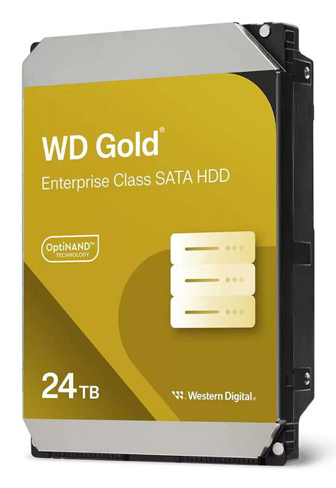 Western Digital Gold WD242KRYZ 24 TB 7200 RPM 3.5 de disco duro interno Western Digital Gold WD242KRYZ 24 TB 7200 RPM 3.5 de disco duro interno