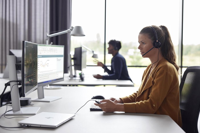 HP Poly EncorePro 520 Auriculares Biaurales con Quick Disconnect Negro