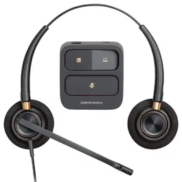 Poly Auriculares para Call Center EncorePro 520 QD Negro con Micrófono Cancelación Ruido, Compatible Microsoft Teams, Ref: 783P7AA