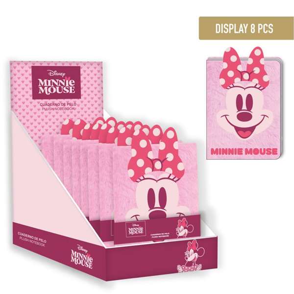 Cerdá Cuaderno Peluche Minnie 15.0 x 21.0 x 3.0 cm