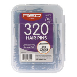 Red Kiss Pasadores para el Cabello 320 Pzas Negro