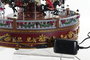 DKD Home Decor Carrusel Navidad Tradicional Multicolor LED Resina PVC Musical Movimiento 30 x 30 x 30 cm