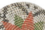 DKD Home Decor Set de 3 Decoraciones de Pared de Seagrass y Algodón