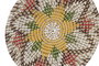 DKD Home Decor Set de 3 Decoraciones de Pared de Seagrass y Algodón