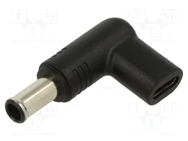 AKYGA Adaptador USB C a tomacorriente DC 6,5/4,4 100W Negro