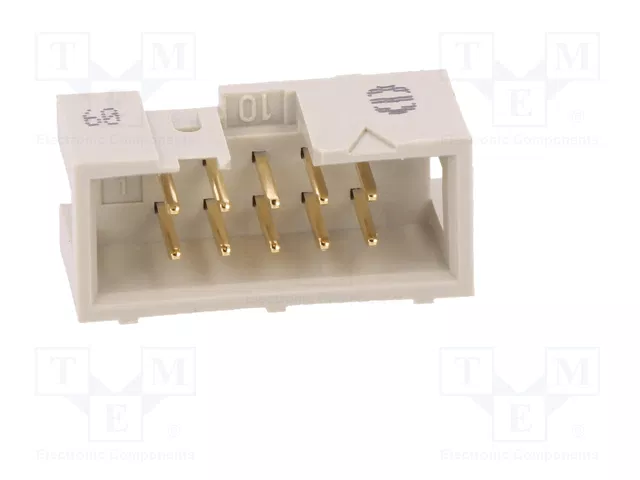 HARTING Conector IDC Macho de 10 Pines THT 2,54mm